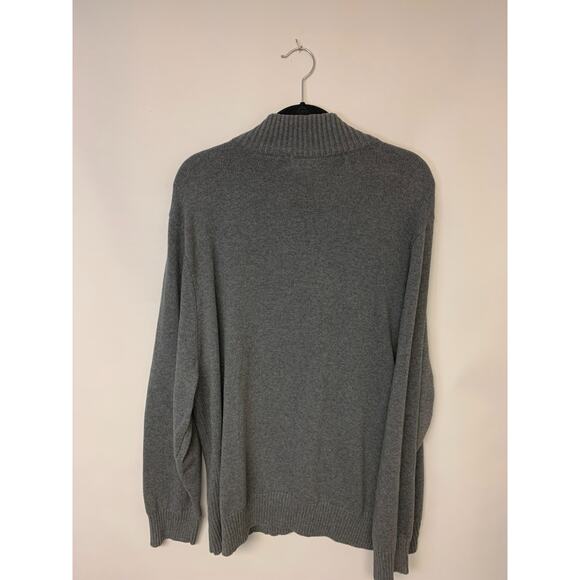 Dockers Sweater Men Size XXL Zip up Turtleneck University Preppy Grandpa Core - Picture 2 of 9